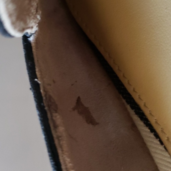 Talbots | Women's Lady Bugs Black/White Gold Stripes Slip-On Mules Sz 7M - Picture 10 of 10